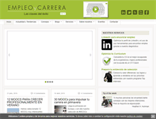Tablet Screenshot of empleoycarrera.com